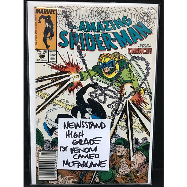 MARVEL COMICS THE AMAZING SPIDER-MAN NO.299 (1ST VENOM CAMEO)