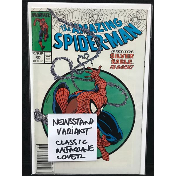 MARVEL COMICS THE AMAZING SPIDER-MAN NO.301 (NEWSAND VARIANT)