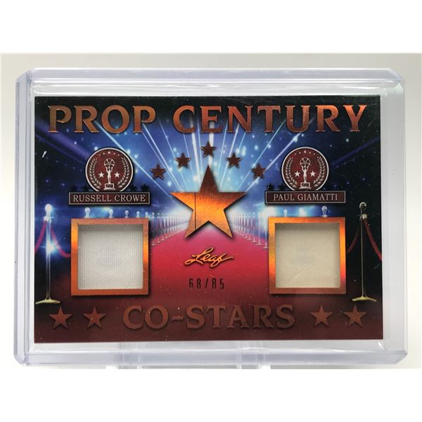 2019 LEAF PROP CENTURY CO-STARS NO.PC2-04 CROWE AND GIAMATTI 68/85