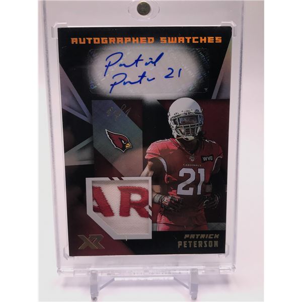 2020 PANINI XR NO.AS-PP PATRICK PETERSON PATCH AUTO