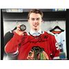 Image 1 : CONNOR BEDARD SIGNED CHICAGO BLACKHAWKS 8 X 10 (GCG HOLO)