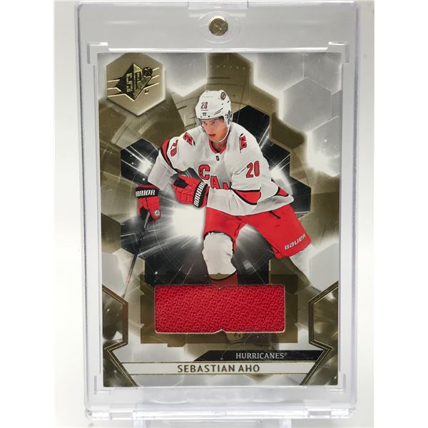 2015 UPPER DECK SPX SEBASTIAN AHO ROOKIE PATCH