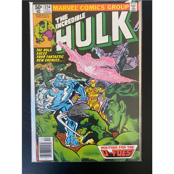 MARVEL COMICS THE INCREDIBLE HULK NO. 254