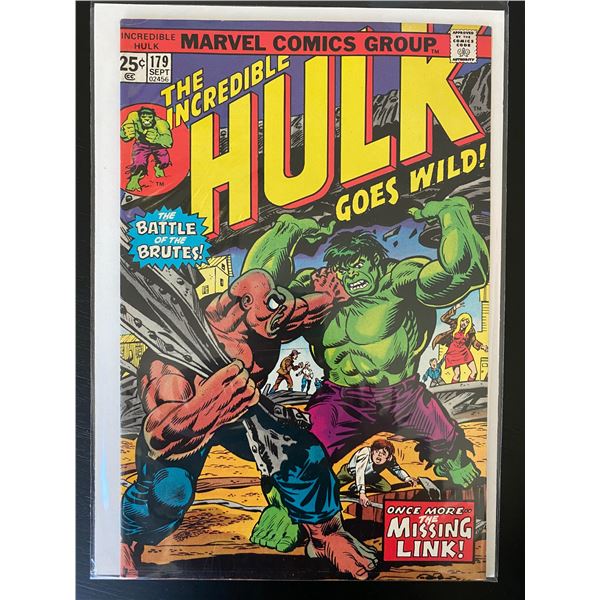 MARVEL COMICS THE INCREDIBLE HULK NO.179