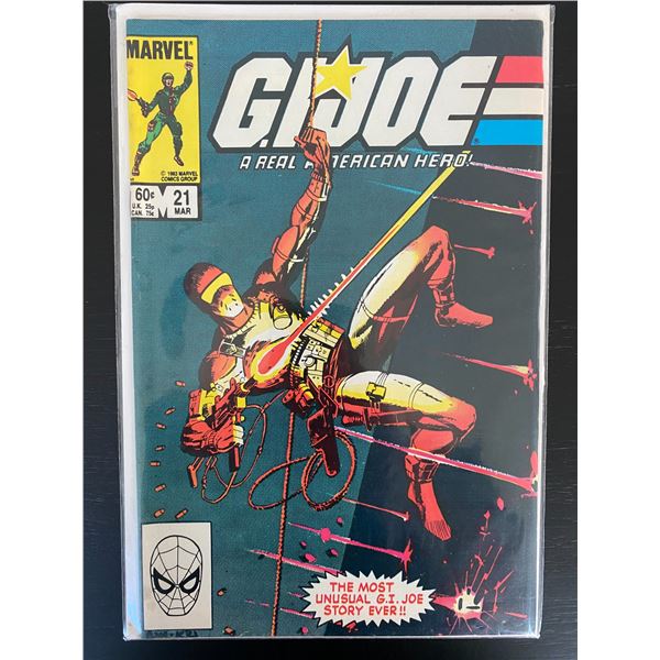 MARVEL COMICS G.I. JOE NO.21 (1ST APPEARANCE SNAKE EYES)