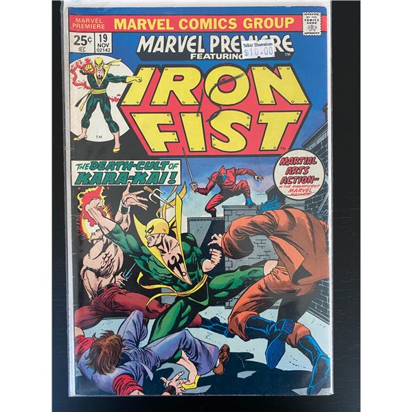 MARVEL COMCIS MARVEL PREMIERE FEATURING IRON FIST NO.19