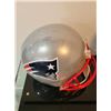 Image 2 : TOM BRADY SIGNED NEW ENGLAND PATRIOTS FULL SIZE HELMET IN DISPLAY CASE (MOUNTED MEMORIES HOLO)