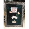 Image 1 : MARILYN MONROE FRAMED DISPLAY WITH .925 SILVER COIN AND SHEET OF STAMPS AND MUCH MORE