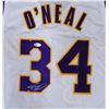 Image 2 : LOS ANGELES LAKERS SHAQUILLE O'NEAL SIGNED WHITE JERSEY (BECKETT)