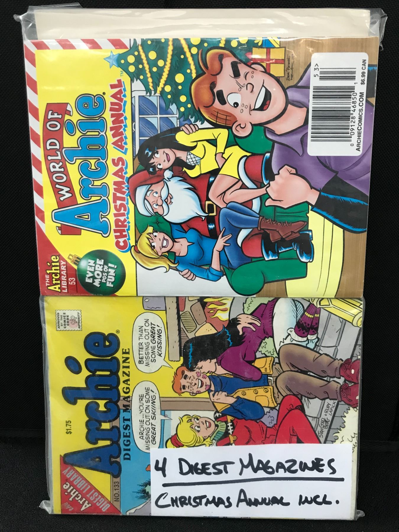 LOT OF 4 ARCHIE READERS DIGEST MAGAZINES