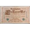 Image 2 : 1910 Imperial Germany 1000 Mark Note P# 45B Grades Select CU