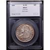 Image 4 : ***Auction Highlight*** 1834 Large Date, Small letters Capped Bust Half Dollar O-104 50c Graded ms61