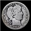 Image 2 : 1914-d Barber Quarter 25c Grades vg+