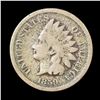 Image 3 : 1859 Indian Cent 1c Grades vg+