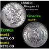 Image 1 : 1880-o Morgan Dollar $1 Grades Select Unc
