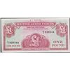 Image 2 : 2x Consecutive 1962 4th Series British Armed Forces 1 Pound Special Vouchers, All CU P# M36a Grades 