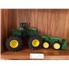 Image 1 : 2 John Deere Plastic Collectable Tractors larger one is 9 Inches Long x 7 Inches High