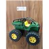 Image 2 : 2 Collectable Plastic John Deere Toy Farm Equipment Vehicles & 1 FarmHand 810 Toy Tractor