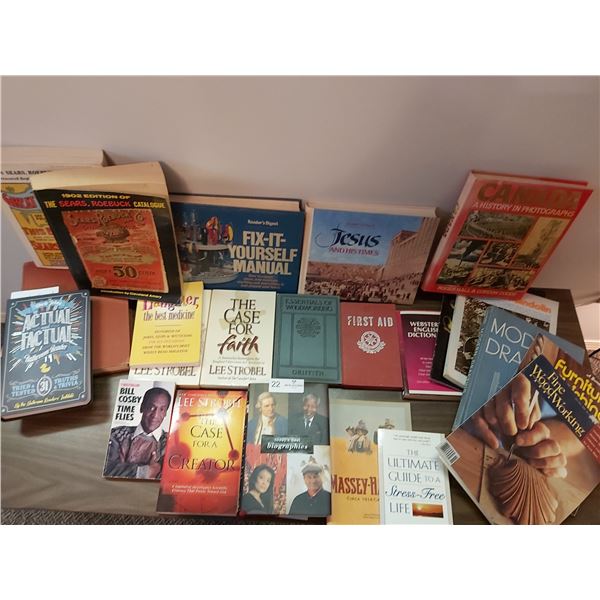 Collection of Assorted Books & Magazines Including 1902 Edition Sears, Roebuck Catalogue