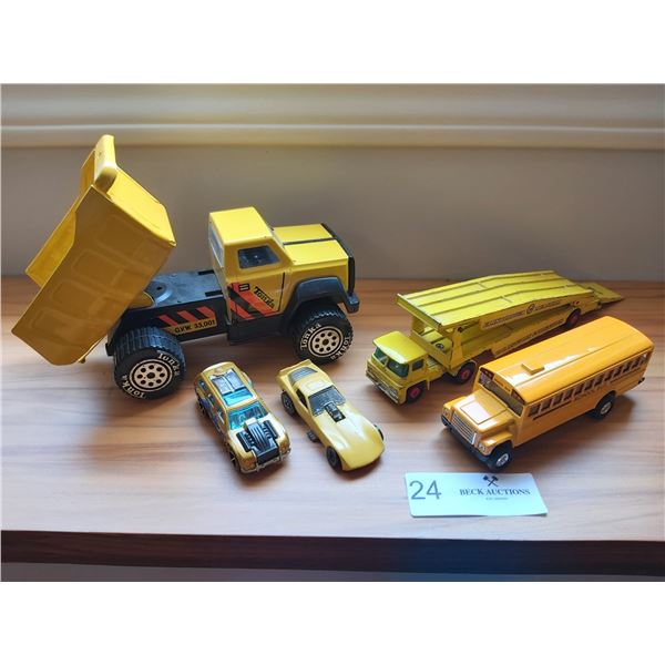 4 Assorted Toy Vehicles Including Tonka, Farnborough Measham Matchbox Brands