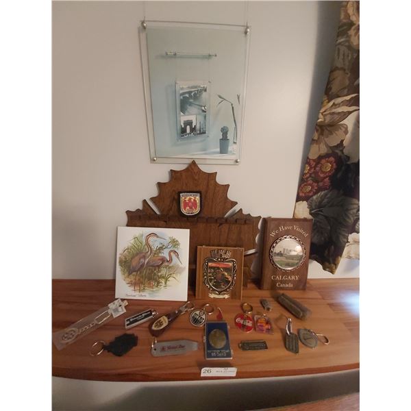 Assorted Home Wall Decor & Key Chain Collection