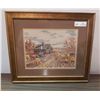 Image 1 : Tapestry of Farm Scene 19 1/4 Wide x 17 3/4 High