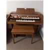 Image 1 : Yamaha Electone Electric Organ & Bench Model # B -40.  **In Basement Bring Help