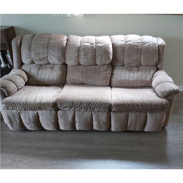 Reclining Sofa (Could Use some TLC) 79 Inches Long x 38 Deep x 38 High