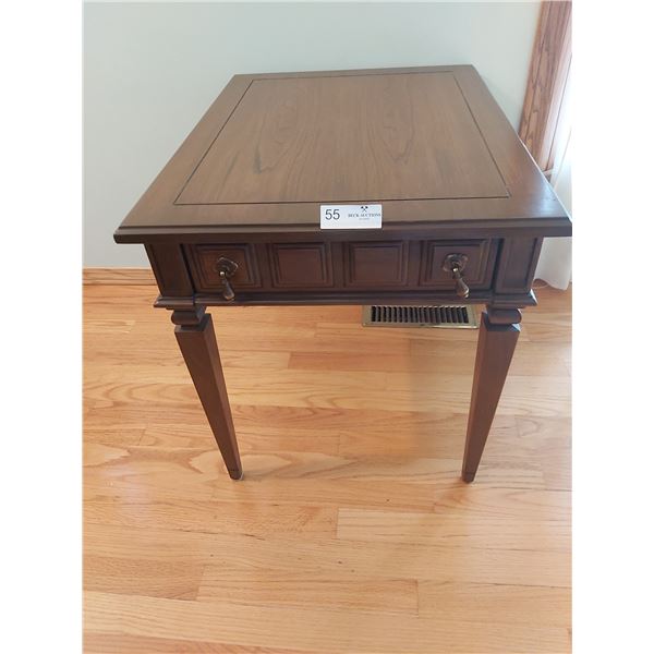 Kroehler Side Table with Drawer 20 Wide x 26 Deep x 22 1/2 High