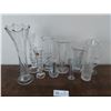 Image 1 : Assortment of Glass & Crystal Vases