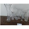 Image 2 : Assortment of Glass & Crystal Vases