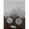 Image 1 : Assortment of Glass & Crystal Candy Dishes & More