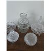 Image 4 : Assortment of Glass & Crystal Candy Dishes & More