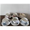 Image 1 : 6 Assorted Cups & Saucers