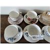 Image 2 : 6 Assorted Cups & Saucers