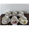 Image 1 : 6 Assorted Cups & Sauceers