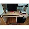 Image 2 : Small Computer Desk (Items on Desk Not Included) 56 High x 47 1/2 Wide x 23 1/2 Deep