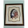 Image 6 : 10 Indiginous Needle Point Portraits  Large 15 High x 13 1/2 Wide