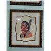 Image 7 : 10 Indiginous Needle Point Portraits  Large 15 High x 13 1/2 Wide