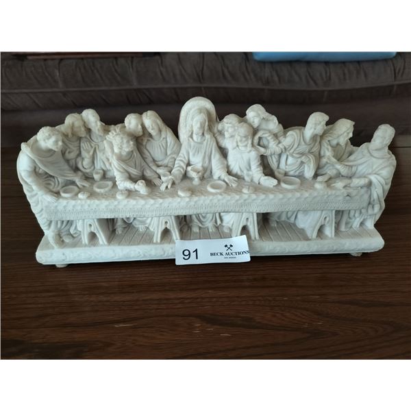 Soap Stone Like Statue of "The Last Supper"