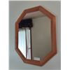 Image 1 : Wooden Octagonal Mirror  21 1/2 Wide x 27 1/2 High