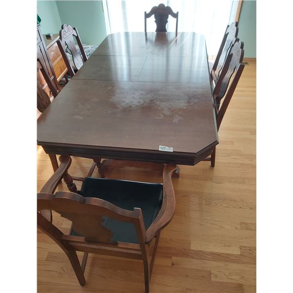 Diningroom Table & 7 Chairs (Some Watermarks)