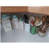 Image 2 : Kitchen Storage Jars & Assortment of Kitchen Utensils
