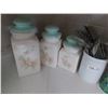 Image 3 : Kitchen Storage Jars & Assortment of Kitchen Utensils