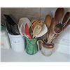 Image 4 : Kitchen Storage Jars & Assortment of Kitchen Utensils