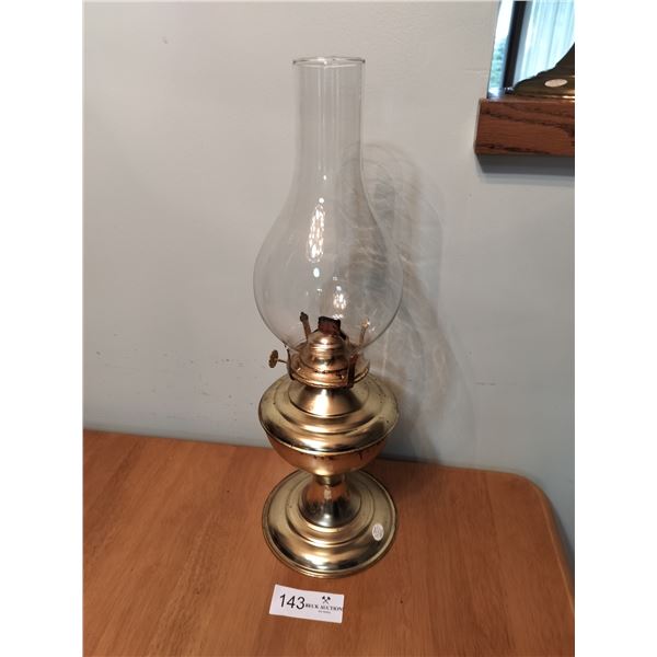 Keorsene Hurricane Lamp 17 Inches High