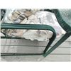 Image 4 : Glass Top Patio Table, 4 Chairs with Cushions, Umbrella & Stand