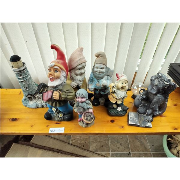 Assortment of Garden Decorations