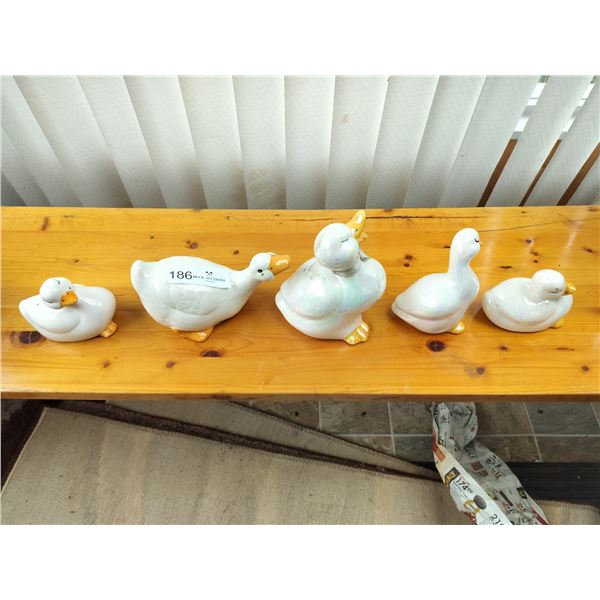 5 Gosling Garden Ornaments
