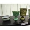 Image 2 : 4 Assorted Colourful Pottery Planters